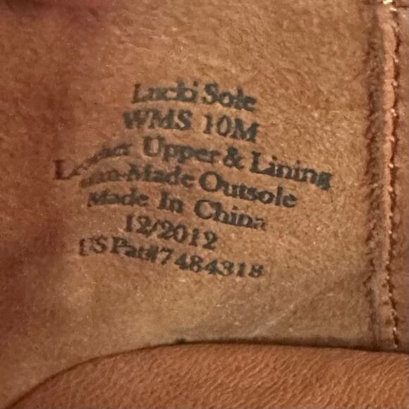 Gentle Souls Kenneth Cole Women's Size 10M Lucki Sole‎ Ballet Flat Gold Leather - Picture 2 of 7